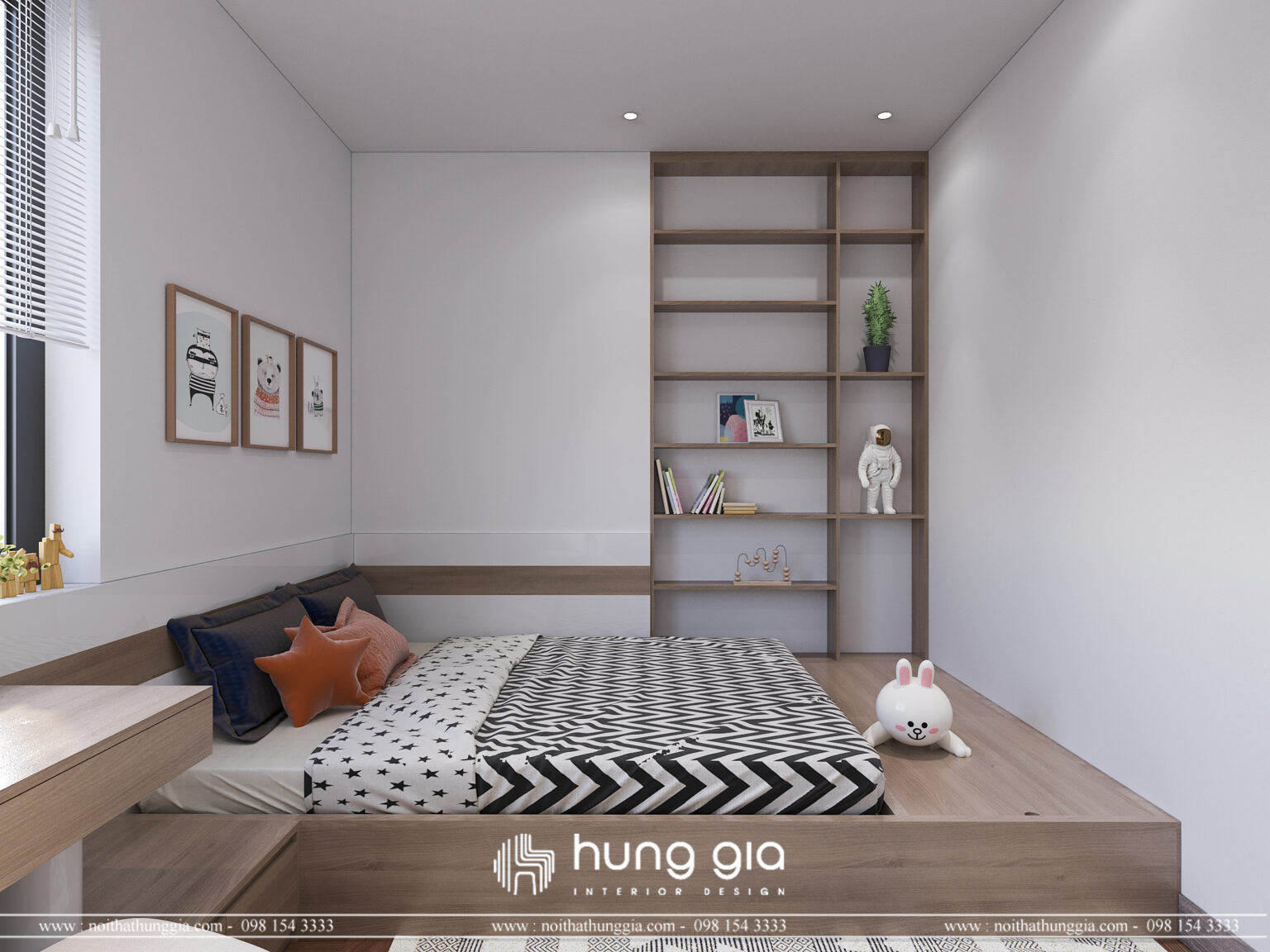 Thiết kế phòng ngủ cho bé gái