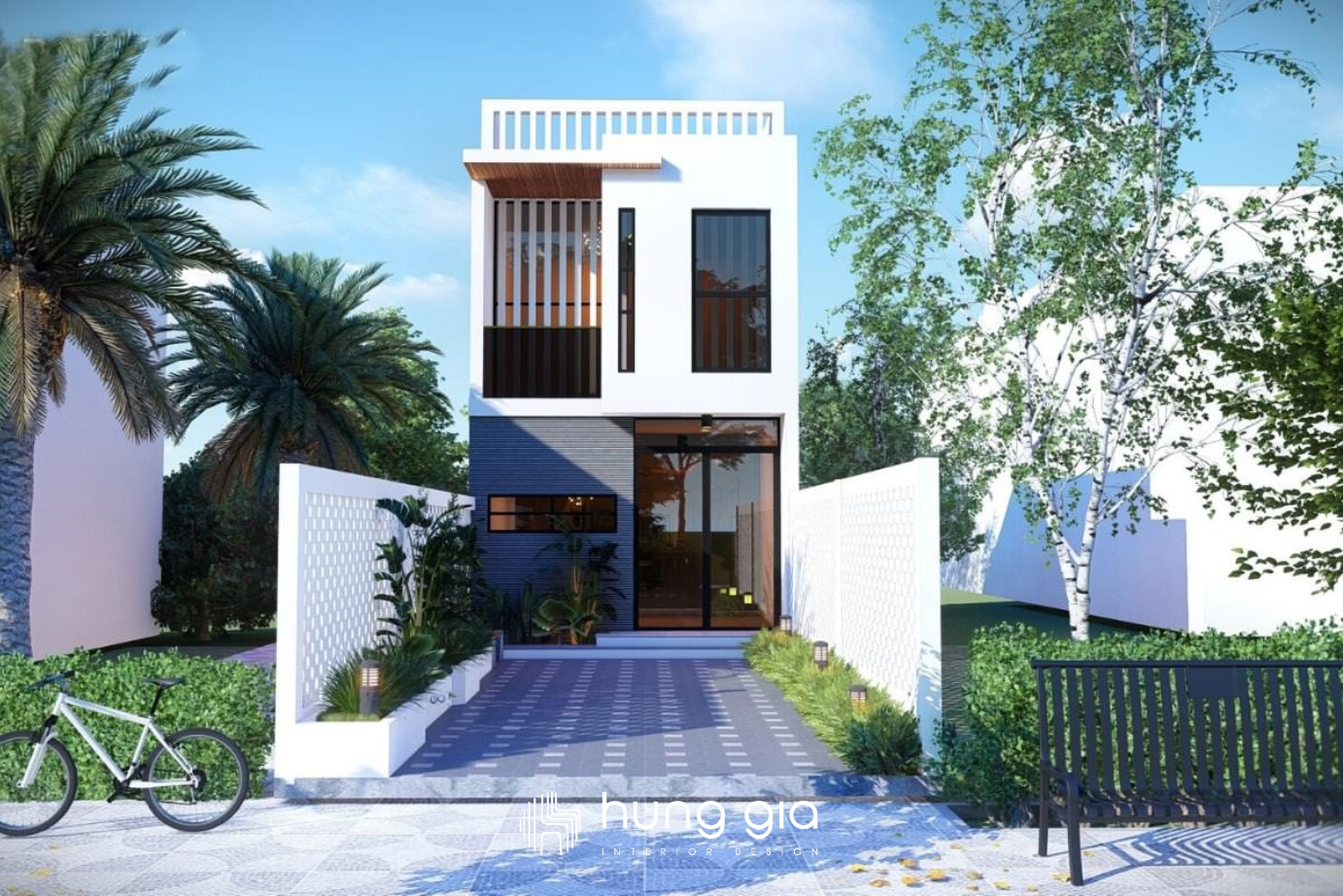 Thiết kế Nhà 2 tầng 3 phòng ngủ hiện đại 2026