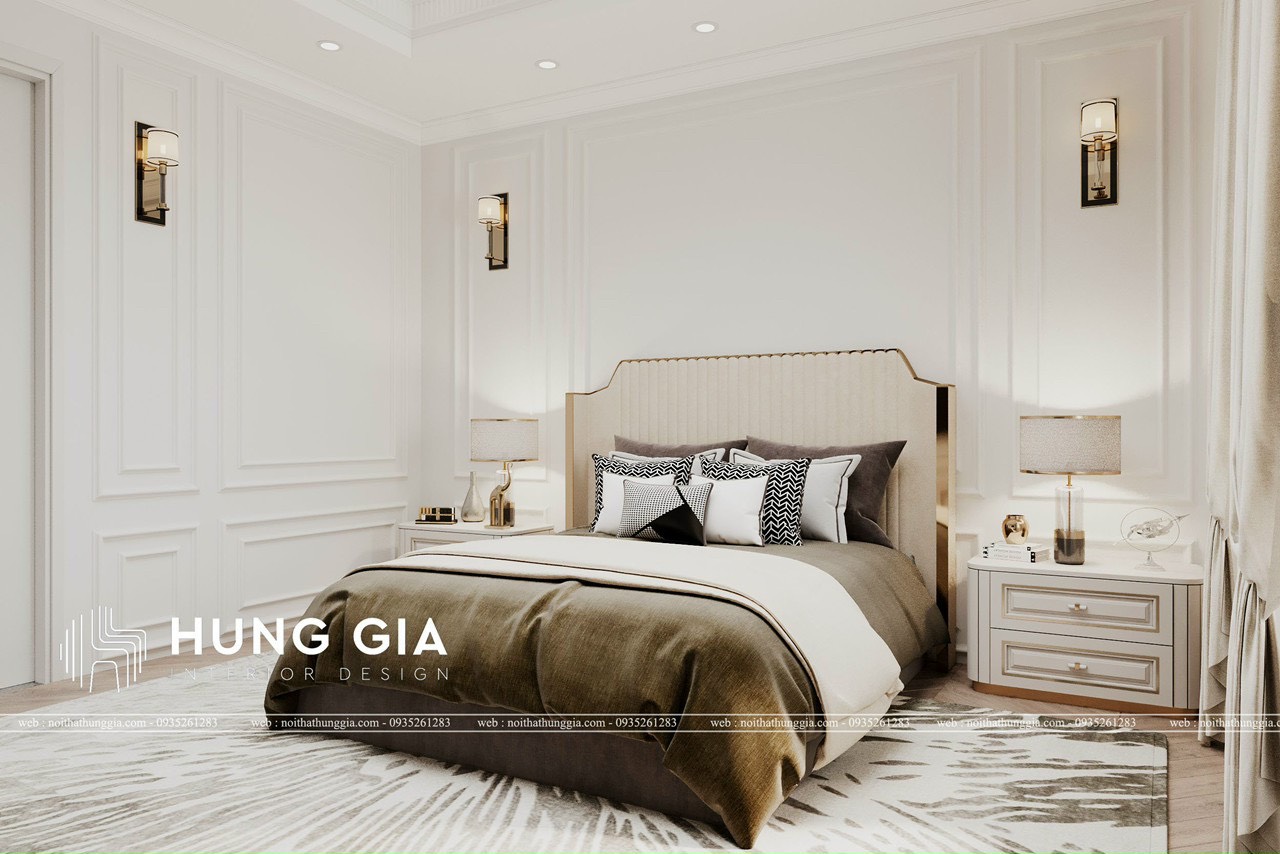 thiết kế nội thất phòng ngủ sang trọng