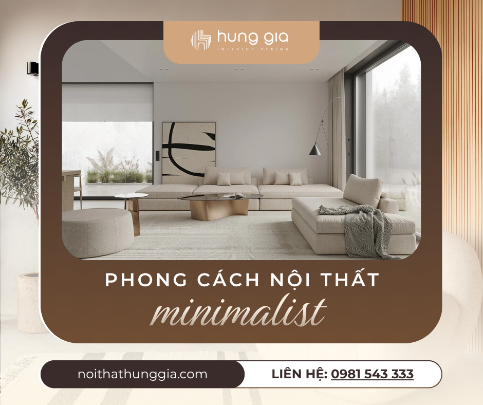 phong cách nội thất minimalist